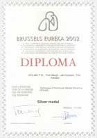 Srebrny medal w konkursie Brussels Eureka